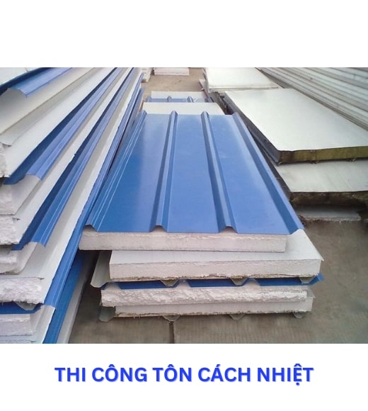 thi công tôn cách nhiệt