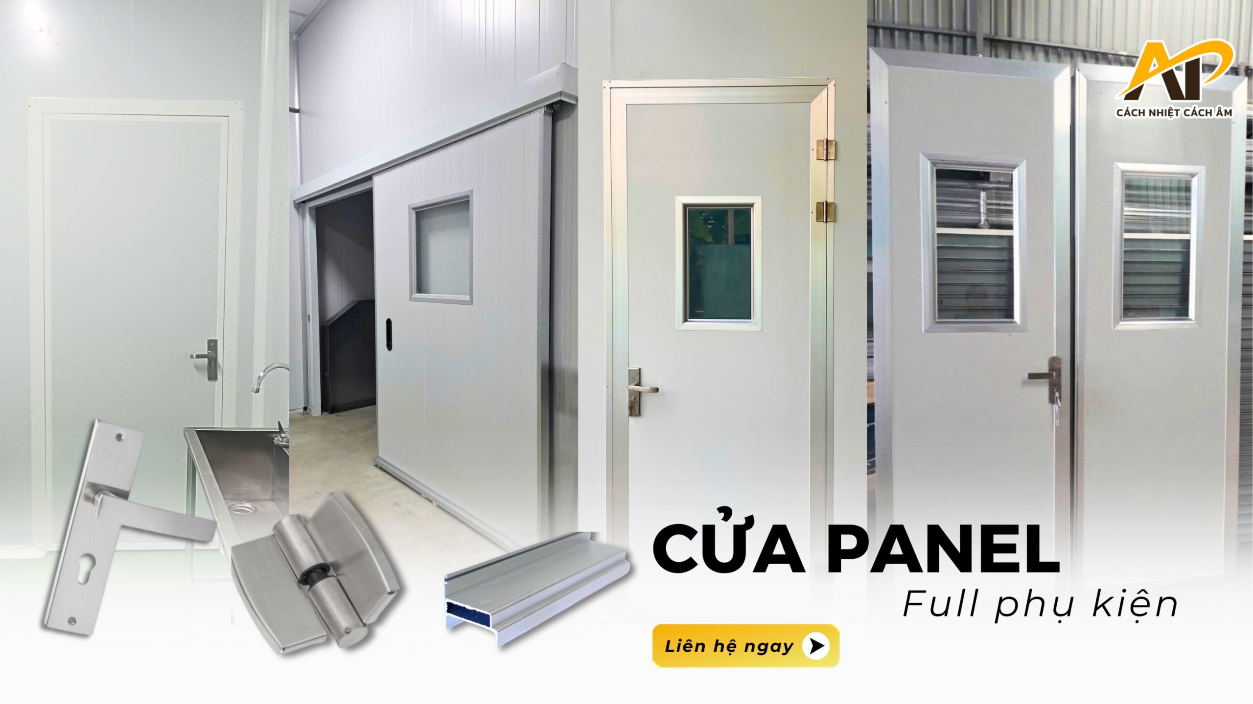 Cửa panel cách nhiệt an phát