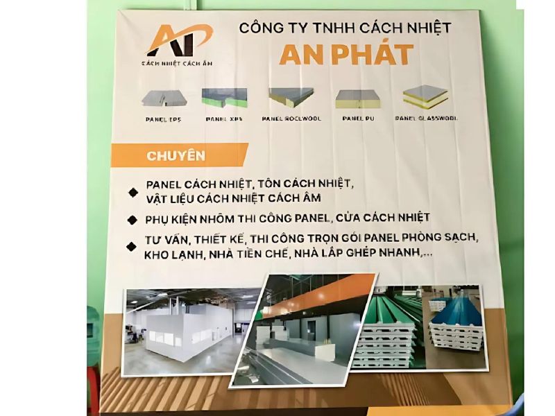 An Phát chuyên cung cấp tấm panel cách nhiệt PU