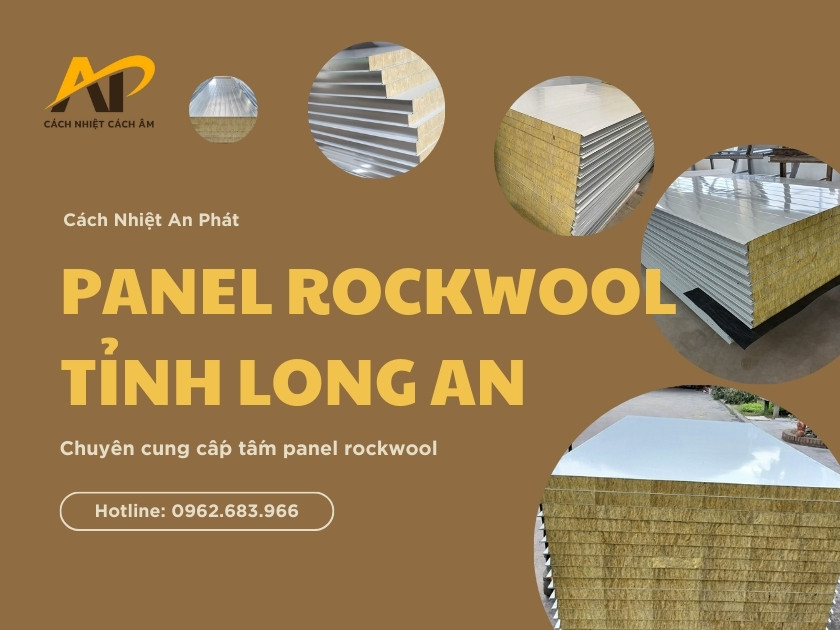 Tấm panel rockwool tỉnh Long An